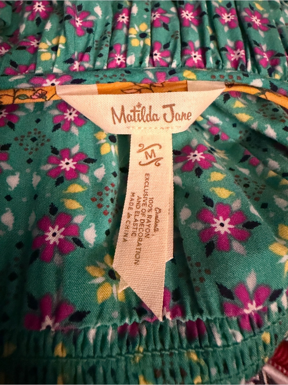Matilda Jane green Floral Tiered Midi Dress - Picture 6 of 9